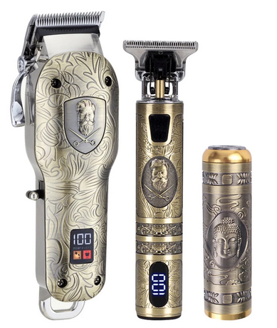 Surker Professional 3 pieces Suit Machine Electric Cordless Grooming Kit T-blade SK-613-3 - surker