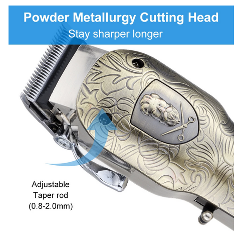 Surker Hair Clipper Professional Metal Relief Barber Shop Cordless SK-613 - surker