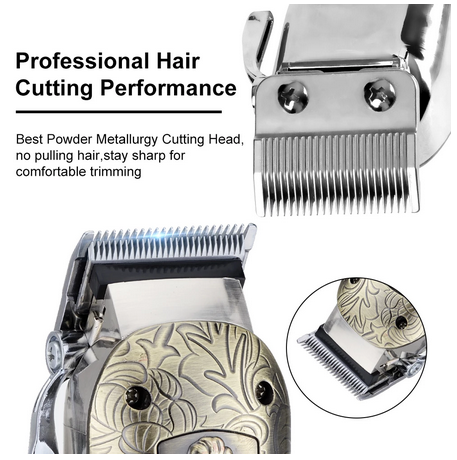 Surker Hair Clipper Professional Metal Relief Barber Shop Cordless SK-613 - surker