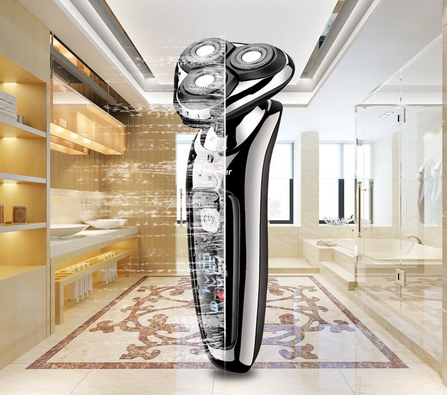 Surker cordless 3in1 grooming kit electric shaver rechargeable rotary RSCX-9598A - surker