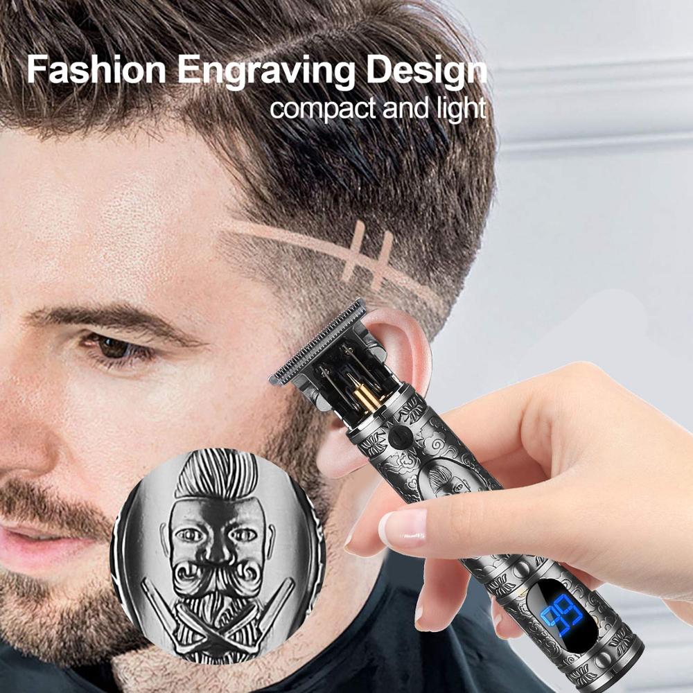 Surker Hair Clipper Rechargeable 0mm Sculpture Haircut Machine 700AL - surker