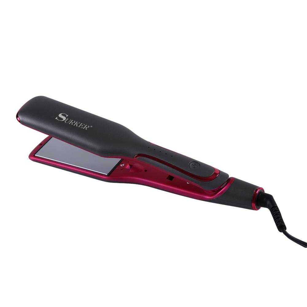 Surker Professional Tourmaline Ceramic Heating Plate Hair Straightener Negative Ion Curling Iron Corrugation Styling Tools