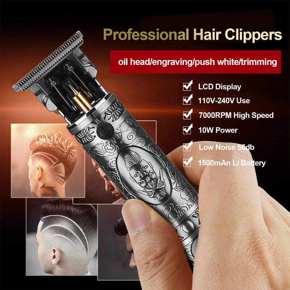 Surker Hair Clipper Rechargeable 0mm Sculpture Haircut Machine 700AL - surker