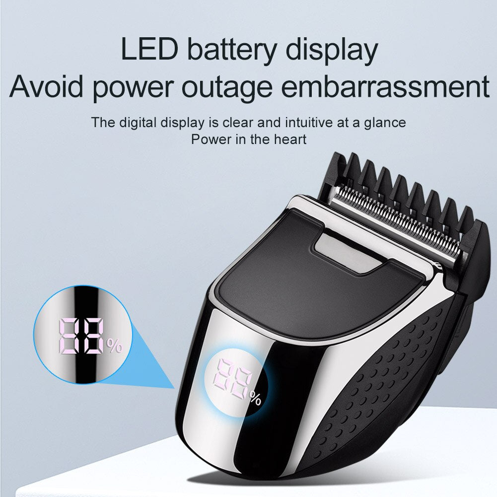 Surker Hair clipper Cordless Mini Hair LED Batteker Display Waterproof R910 - surker
