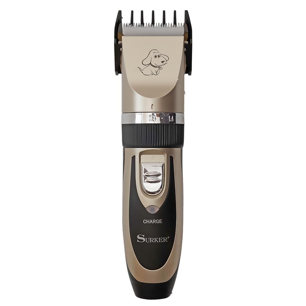Surker Pets Electric Hair Trimmer Hair Clipper Cordless Low Noise Hair Cutter Machine Usb charing - surker