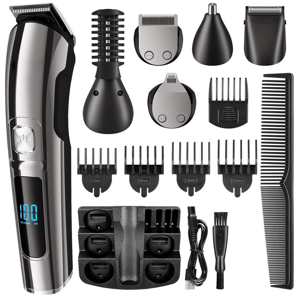 Surker 6in1 Hair Clipper Multifunction Rechargeable Wireless Electric FK8688 - surker