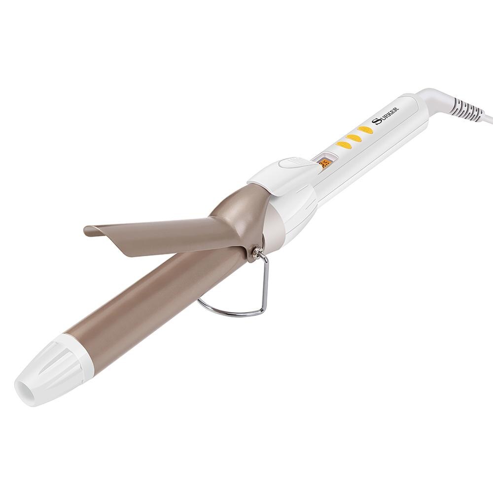 Surker professional hair curling iron ceramic styling tools women thermostatic hair curler bigodini