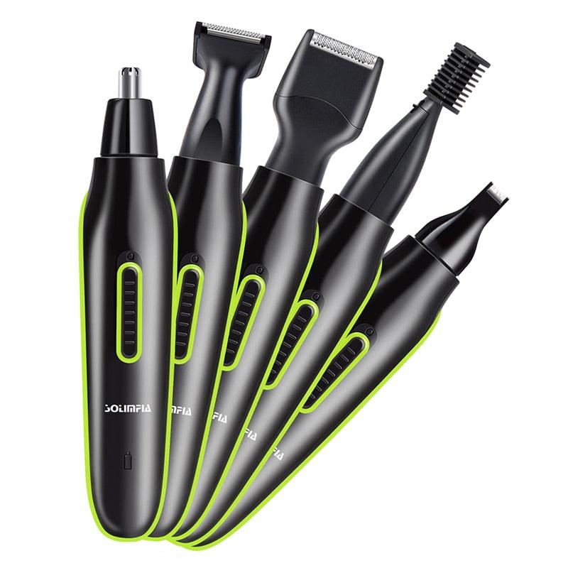 Surker 5 in 1 Multifunctional Nose Hair Trimmer Beard Eyebrows Rechargeable SK-2202 - surker