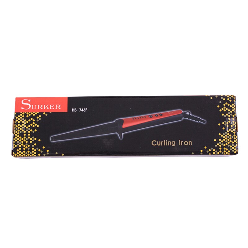 Surker professional Hair Curling Iron Hair waver Pear Flower Cone Electric Styling Tools for Women bigodini