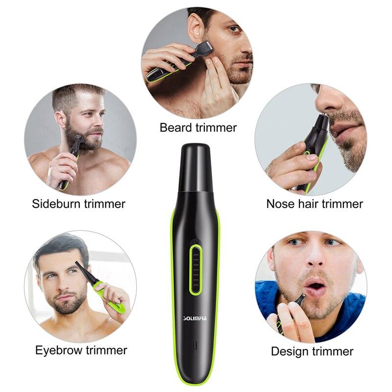 Surker 5 in 1 Multifunctional Nose Hair Trimmer Beard Eyebrows Rechargeable SK-2202 - surker