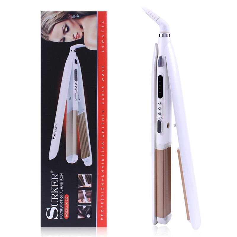Surker Professional Hair Straightener Multifunctional Straighting High Quality Anion Female Hair Styling Tool