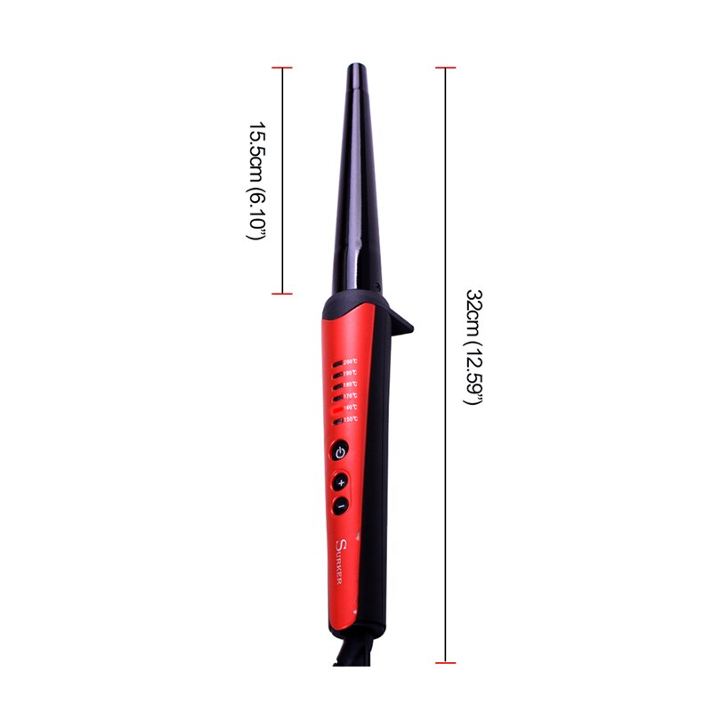 Surker professional Hair Curling Iron Hair waver Pear Flower Cone Electric Styling Tools for Women bigodini