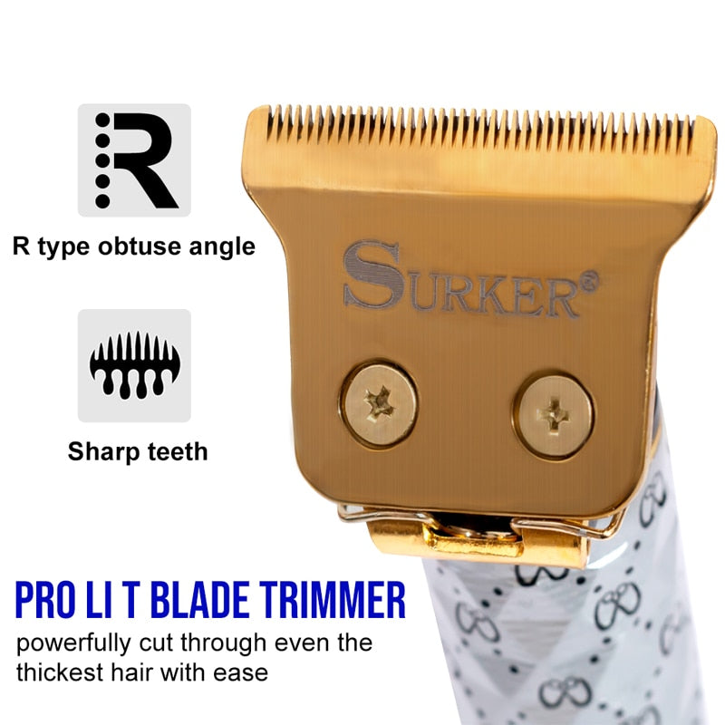 Surker professional cordless hair clipper for men trimmer 612 - surker