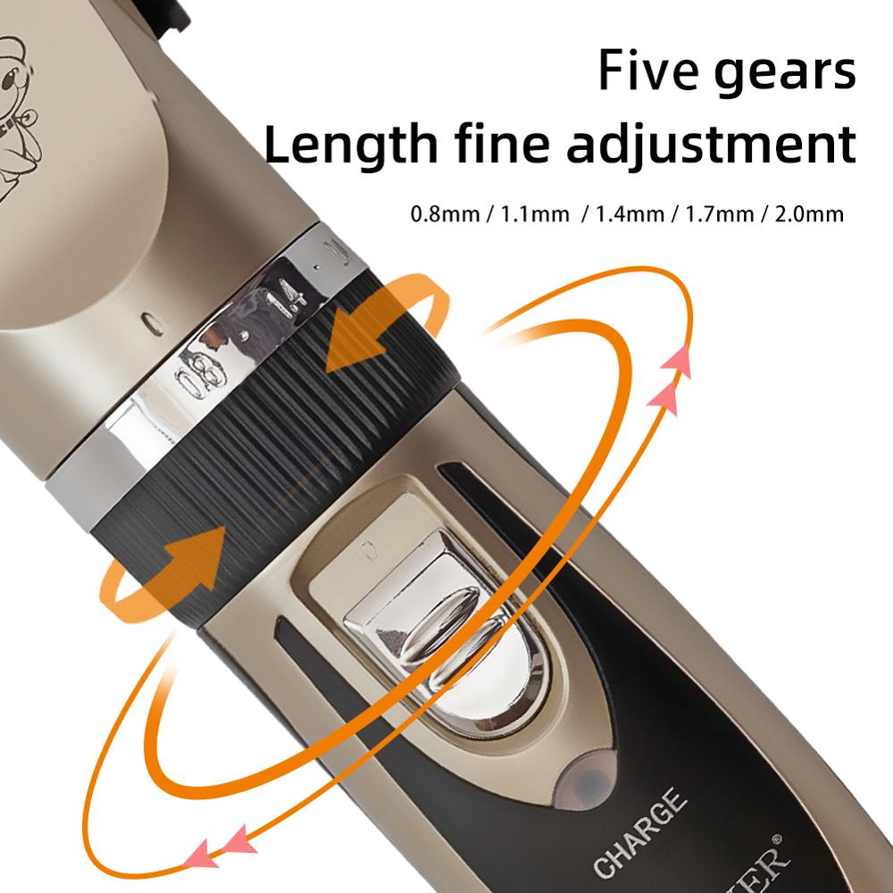 Surker Pets Electric Hair Trimmer Hair Clipper Cordless Low Noise Hair Cutter Machine Usb charing - surker