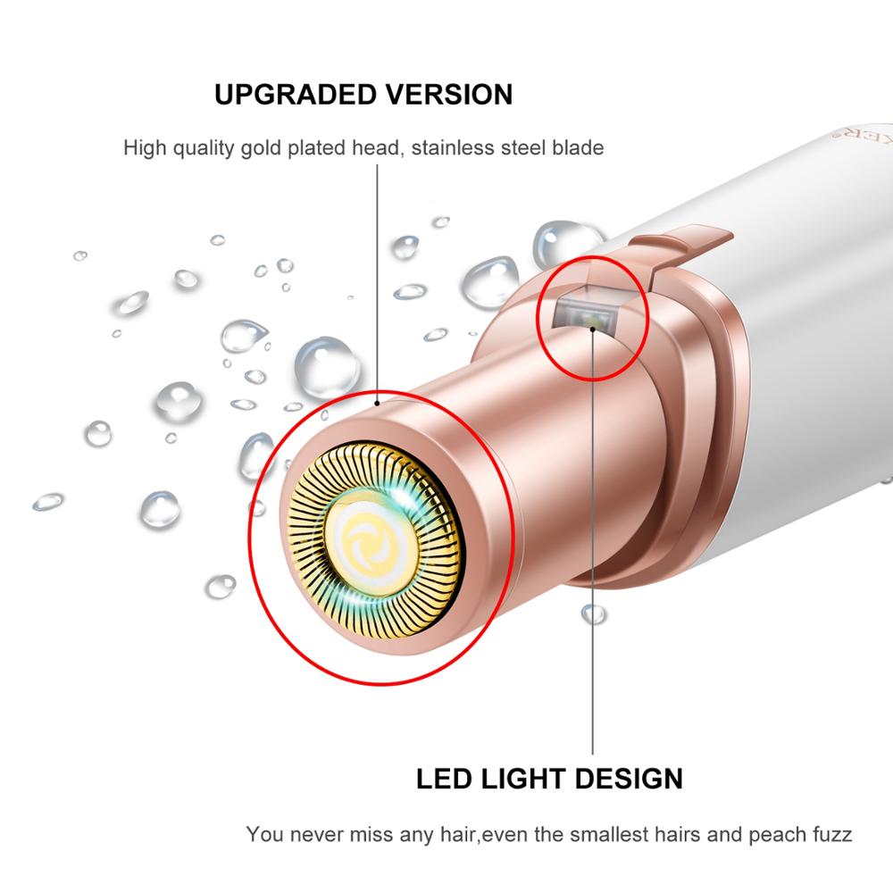 Surker Mini hair removal Portable Epilator Eyebrow Electric Lipstick Facial SK-8006 - surker