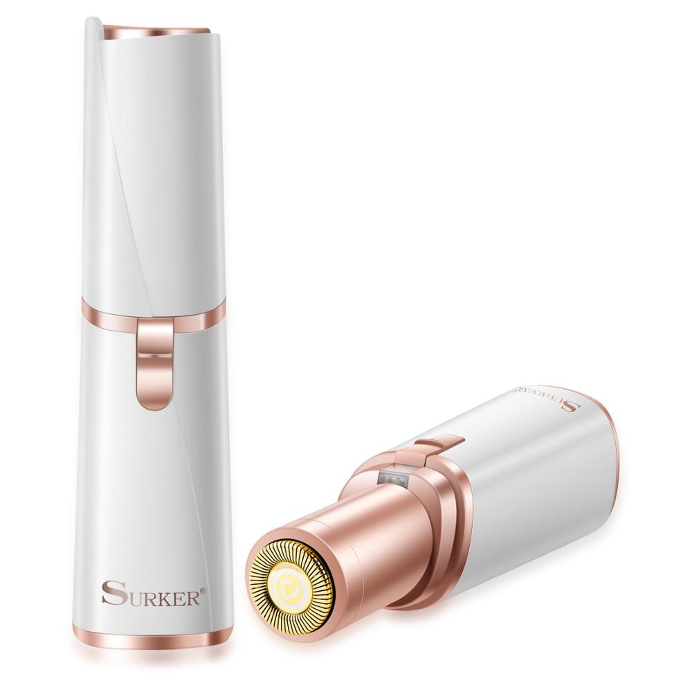 Surker Mini hair removal Portable Epilator Eyebrow Electric Lipstick Facial SK-8006 - surker