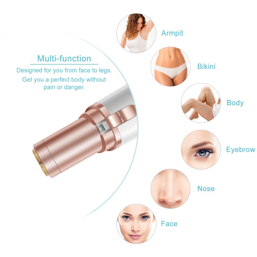 Surker Mini hair removal Portable Epilator Eyebrow Electric Lipstick Facial SK-8006 - surker