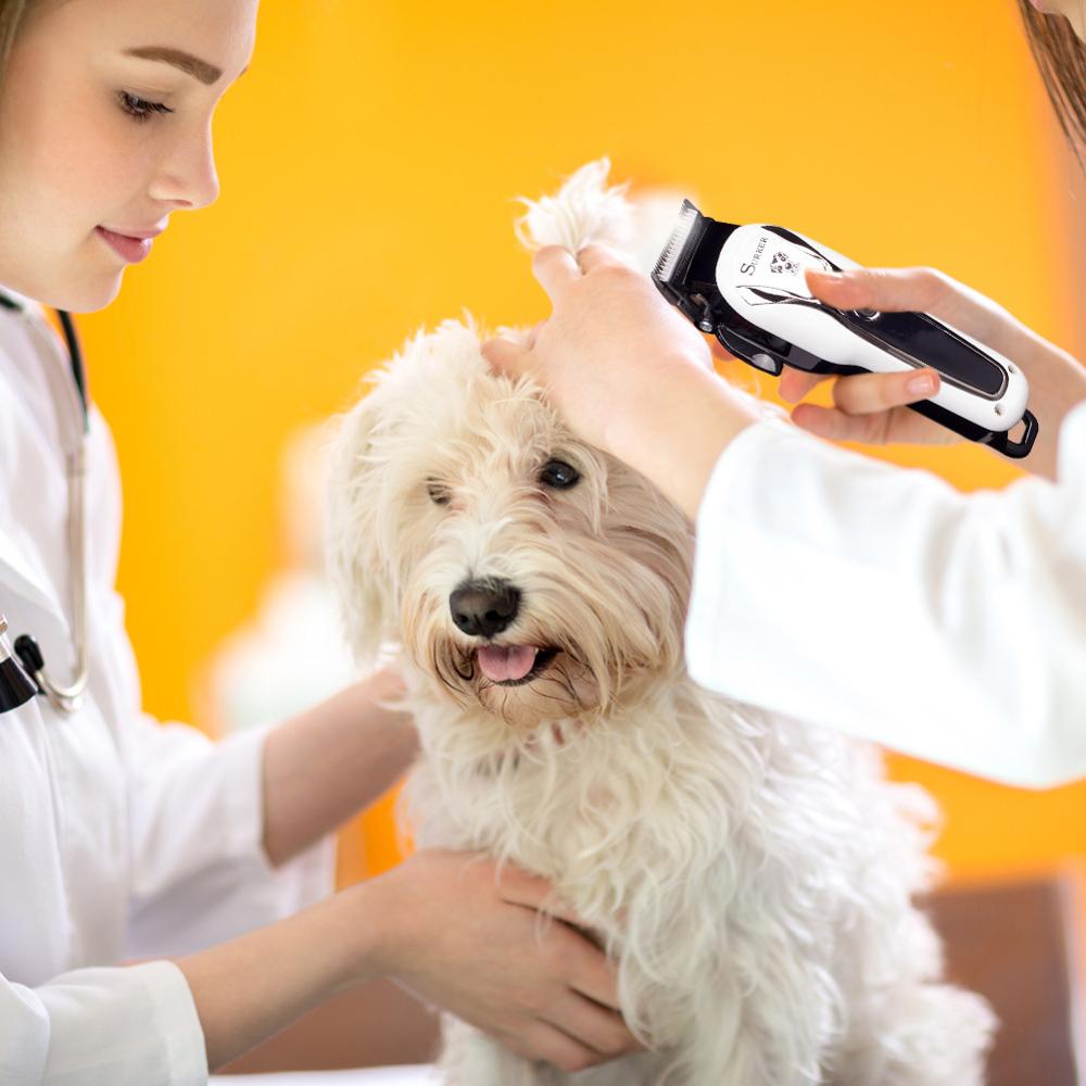 Surker Professional Pet Hair clippers Rechargeable Electric Hair Trimmer for dog cordless Haircut Machine Pet Grooming Kit - surker