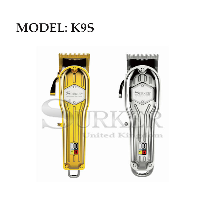 Surker K9S Comb Set – 8 Adjustable Guide Combs 1.5mm to 19mm for Precision Hair Cutting