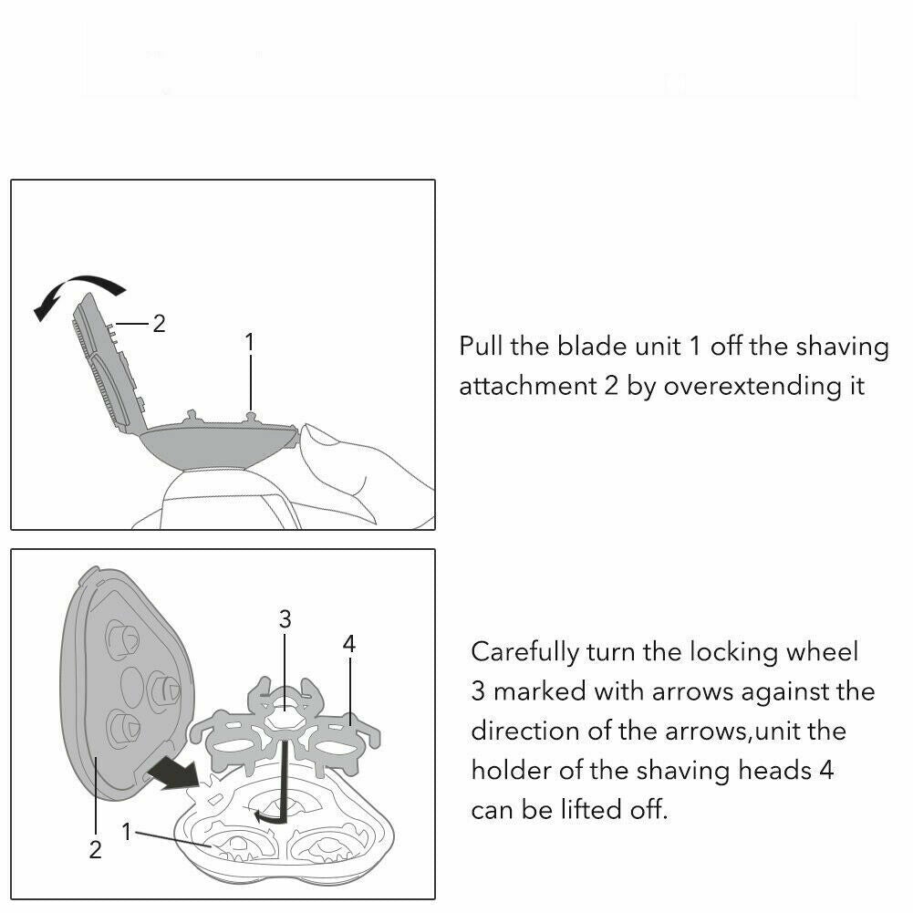 Surker Replacement Shaver Blade Head for RSCX-9800 - surker