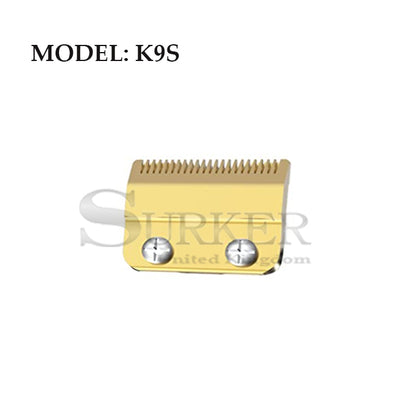 surker k9s replacement blade installed on trimmer
surker k9s blade replacement accessory only
surker k9s clipper blade close up detail
