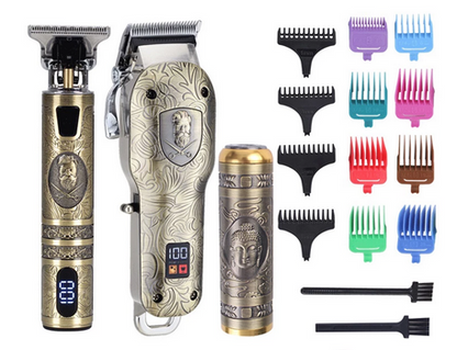 Surker Professional 3 pieces Suit Machine Electric Cordless Grooming Kit T-blade SK-613-3 - surker