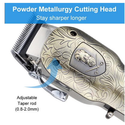 Surker Hair Clipper Professional Metal Relief Barber Shop Cordless SK-613 - surker