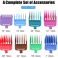 Surker Hair Clipper Professional Metal Relief Barber Shop Cordless SK-613 - surker