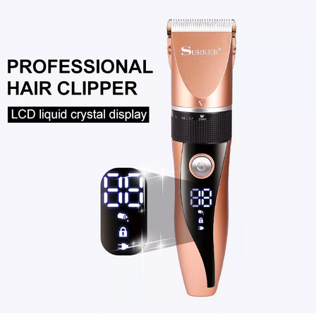 Surker powerful hair clipper adjustable trimmer rechargeable battery 1200mAh SK-826 - surker