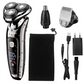 Surker cordless 3in1 grooming kit electric shaver rechargeable rotary RSCX-9598A - surker