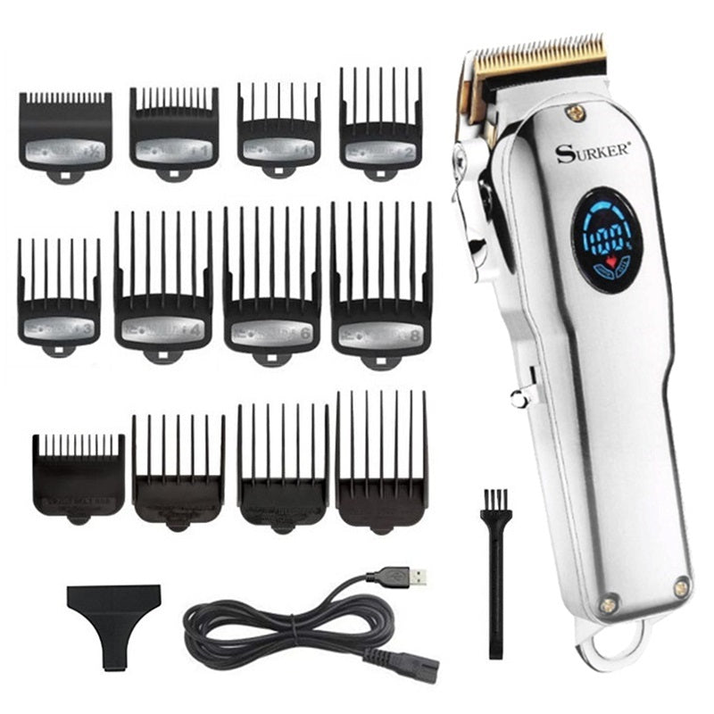 Surker cordless powerful hair clipper professional 7