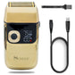 Professional IPX6 electric LED shaver metal housing hair cleaning rechargeable 7