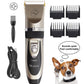 Surker Pets Electric Hair Trimmer  Hair Clipper Cordless Low Noise Hair Cutter Machine Usb charing - surker