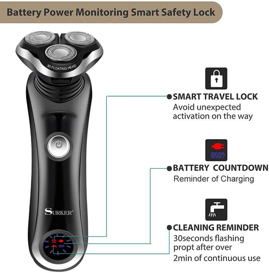 Surker dry Pro electric shaver for men facial 1