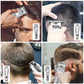 Surker Professional Hair clipper Mens Hair Cutter SET 2 Machine  Electric Cordless Hair Trimmer for Barber USB Charging