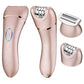 2in1 women epilator electric female epilator facial grooming remover hair removal lady body bikini trimmer shaver kit - surker