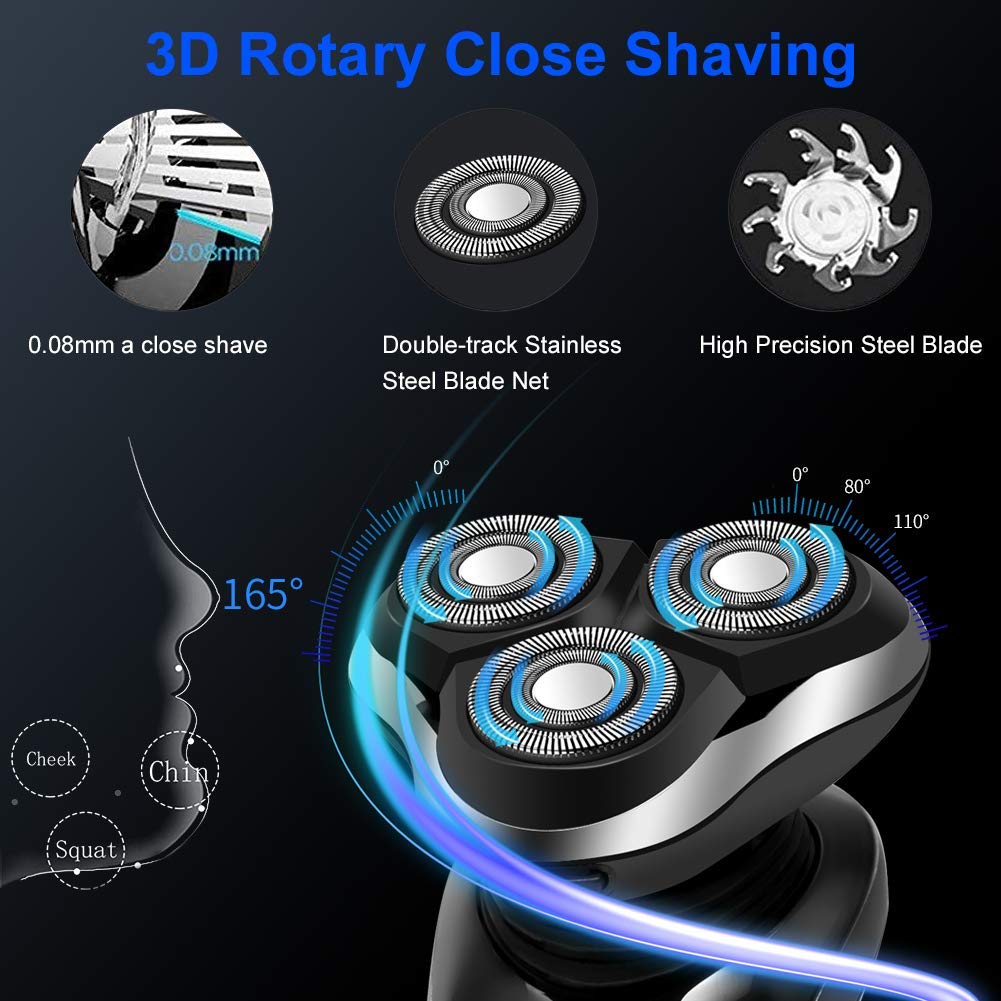 Surker dry Pro electric shaver for men facial 3