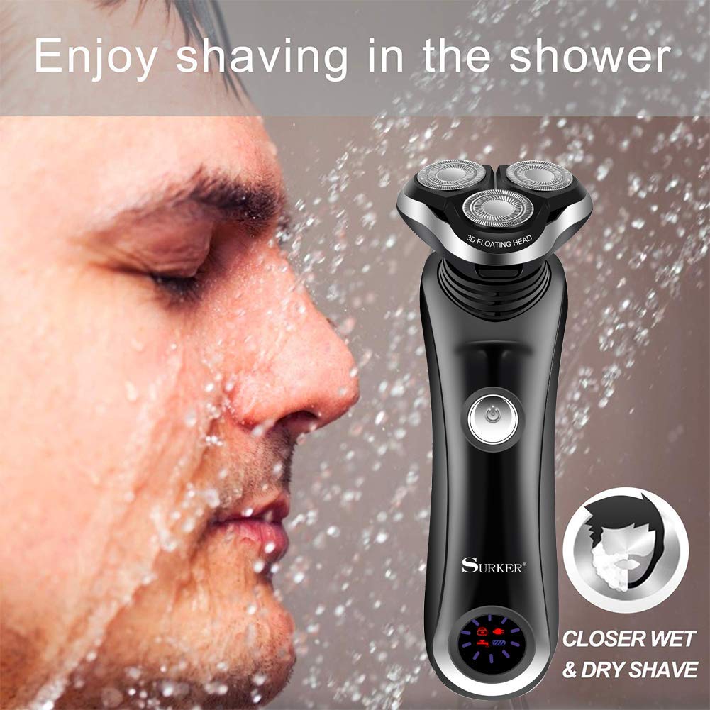Surker dry Pro electric shaver for men facial 5