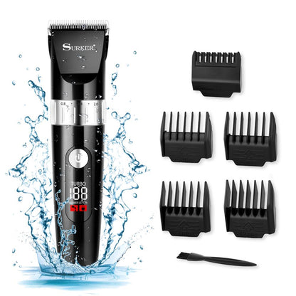 Surker Electric Hair Clipper Rechargeable Professional Waterproof SK-535 - surker