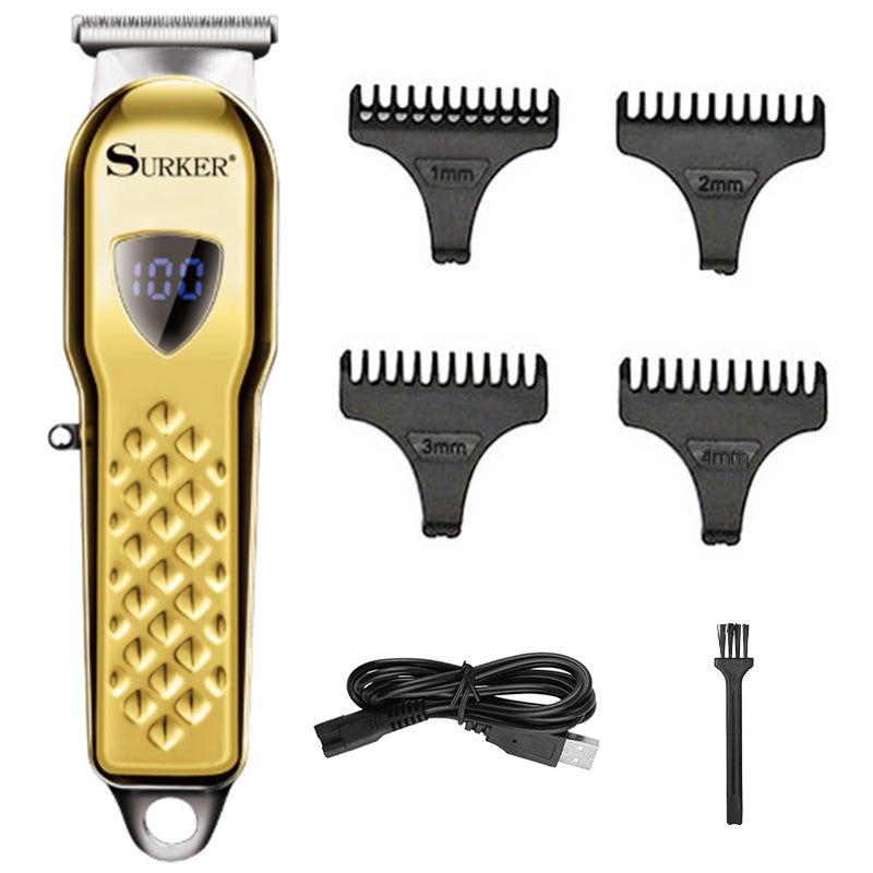 Surker Rechargeable cordless professional hair clipper powerful 5