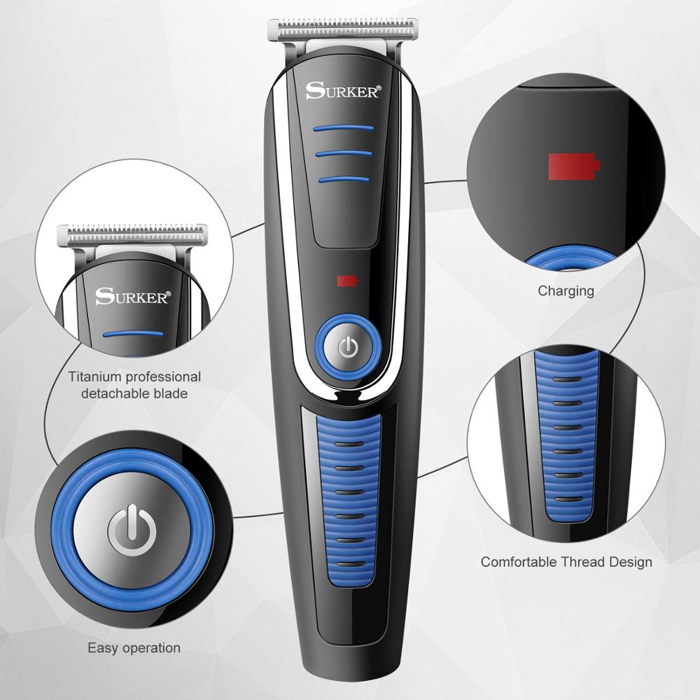 Surker Professional electric hair trimmer for men body beard trimer 4