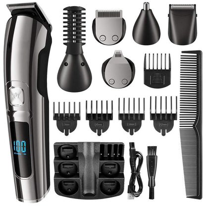 Surker 6in1 Hair Clipper Multifunction Rechargeable Wireless Electric FK8688 - surker