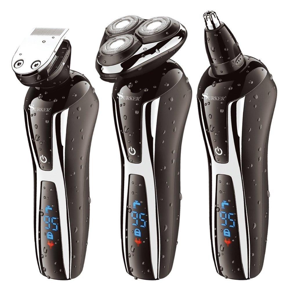 Surker 3in1 wet dry shaver for men rechargeable 1