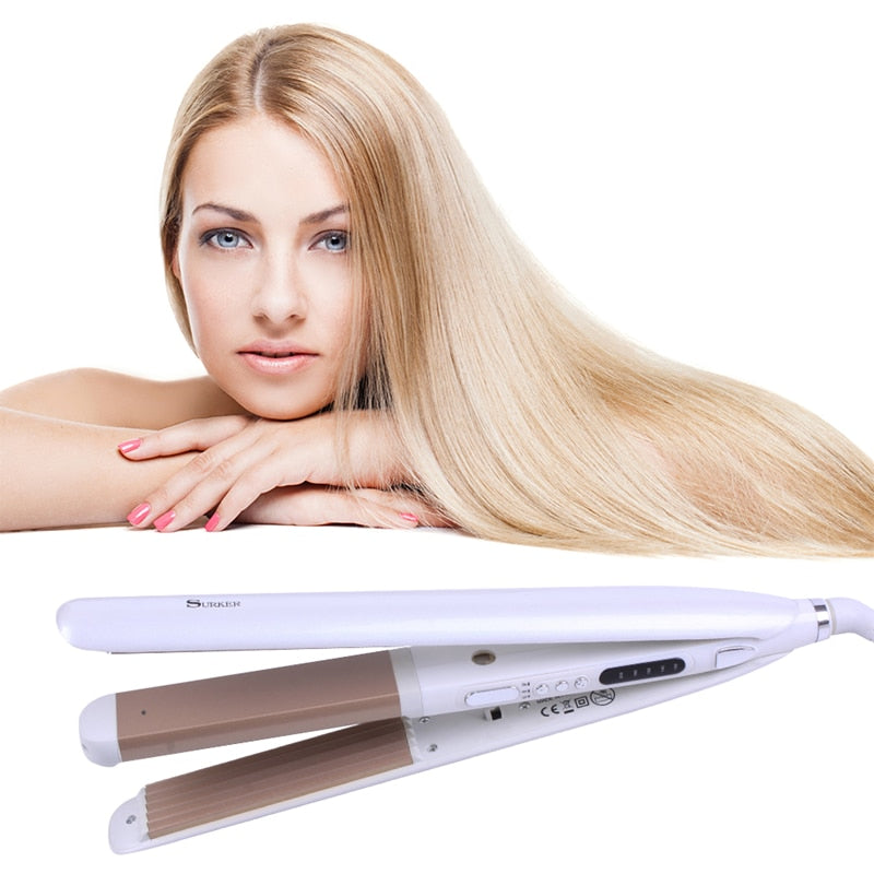 Surker Professional Hair Straightener Multifunctional Straighting High Quality Anion Female Hair Styling Tool