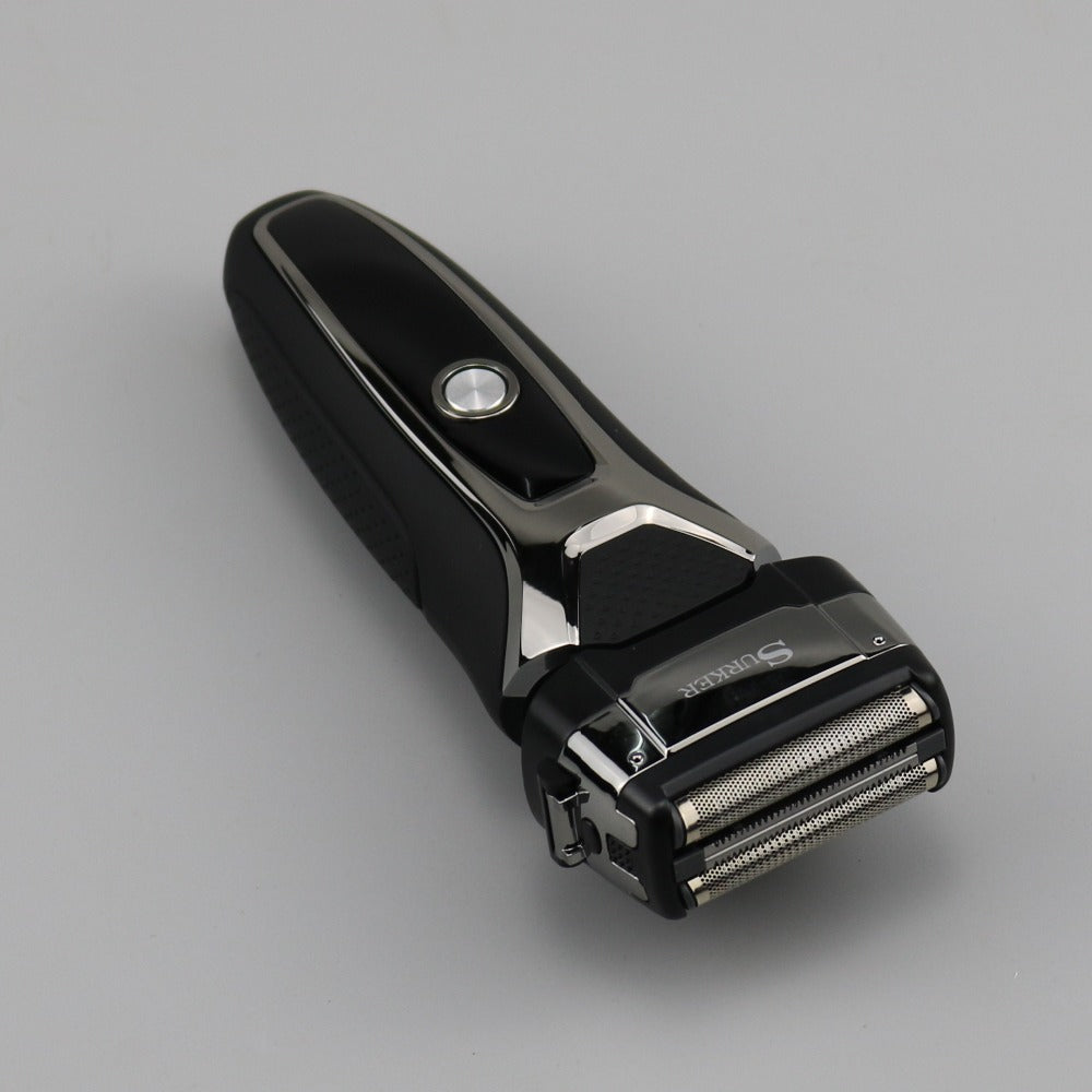 Turbo powerful wet dry electric shaver rechargeable foil face body shaver 3