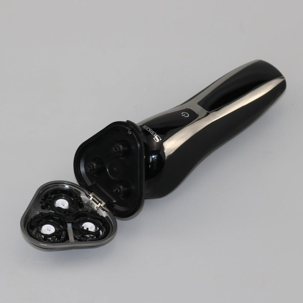 Surker 3in1 wet dry shaver for men rechargeable 3