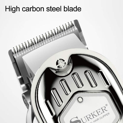 Metal Cordless powerful electric hair clipper for men 3