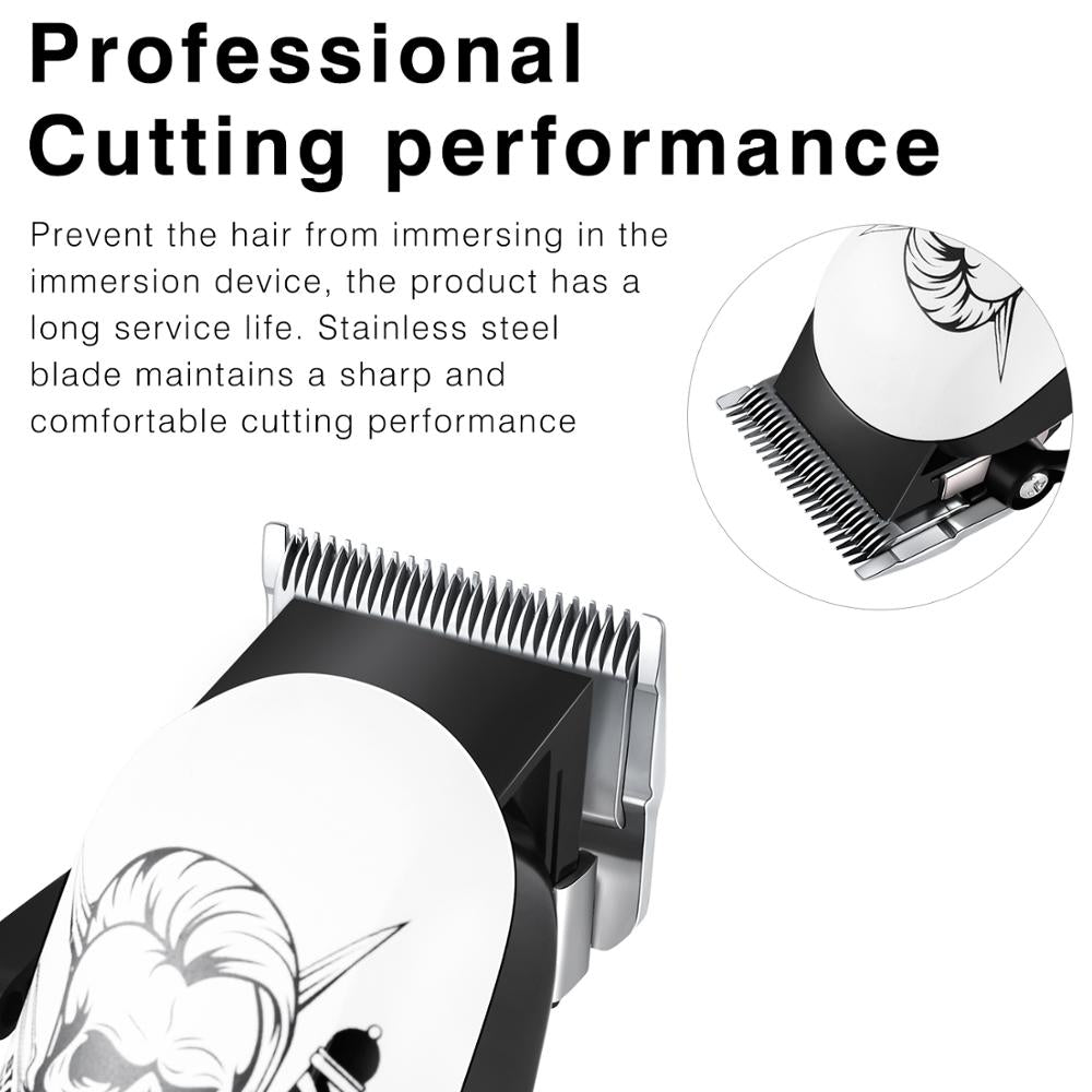 SURKER Powerful Hair Clipper Professional Trimmer hair Cutting Cool SK309 - surker