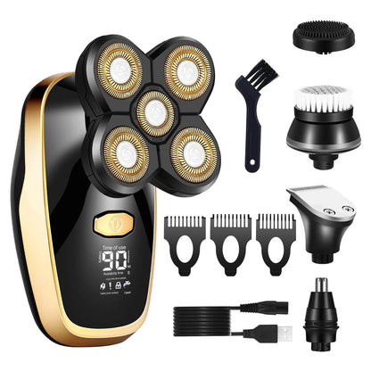 Surker 5 in1 wet dry facial boby grooming shaver rechargeable 7