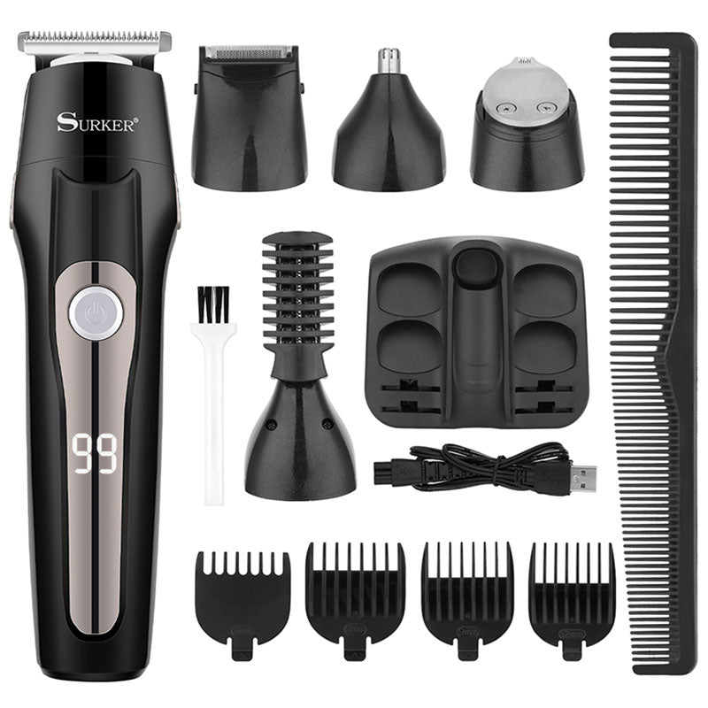 Surker 5in1 Professional electric hair trimmer body beard trimer 4